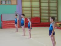 Les gymnastes de la catégorie GAM pré-poussins